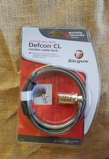 New Targus Defcon CL Combo Cable Lock Laptop PA410U
