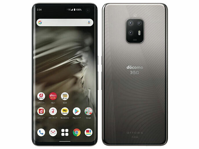 DOCOMO FUJITSU ARROWS 5G F-51A ANDROID PHONE UNLOCKED TITAN DOCOMO FUJITSU ARROWS 5G F-51A ANDROID PHONE UNLOCKED TITAN