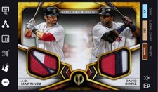 [DIGITAL] TOPPS BUNT 21 DAVID ORTIZ & J.D. MARTINEZ ICONIC GOLD DUAL RELIC, BOS