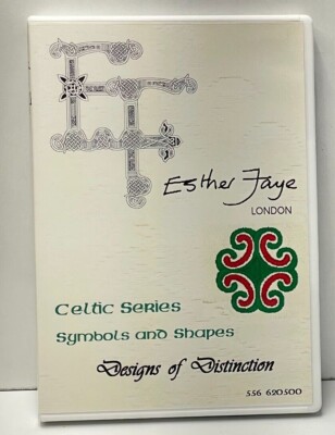 Celtic Series Machine Embroidery Designs on MultiFormat CD Esther Faye London