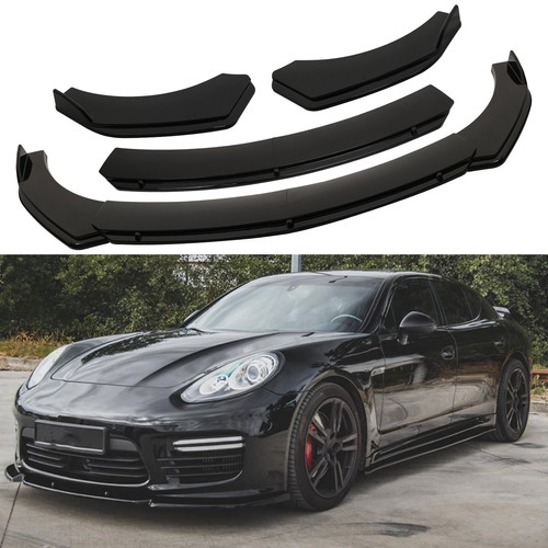 For Porsche Panamera 2010-2025 Gloss Front Bumper Lip Splitter Spoiler Body Kit - Picture 1 of 10