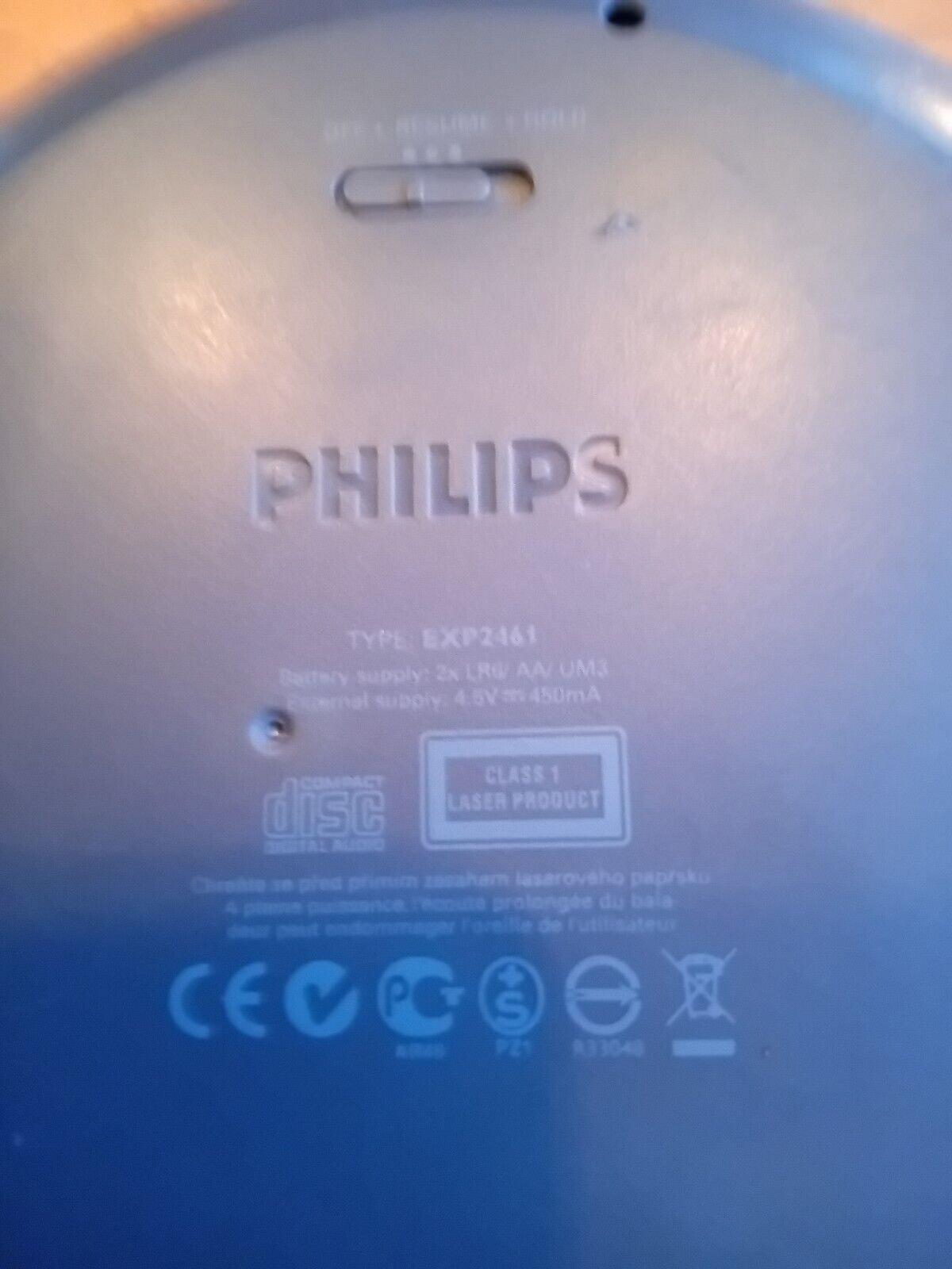 Philips Portable Cd Player Model EXP2461