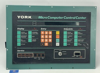 YORK Micro Computer Control Center Panel with Screen *WARRANTY*