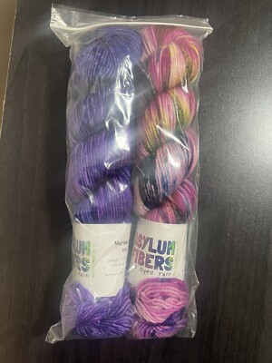 Asylum Fibers set of Merino DK  Stellar   Drop the Mic