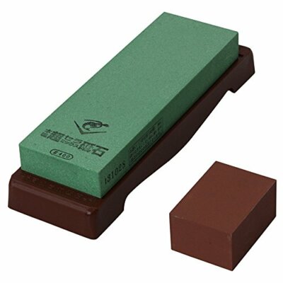 NANIWA Super Ceramic Wetzstein #400 mit Ständer und Nagura SS-400 NEU aus Japan