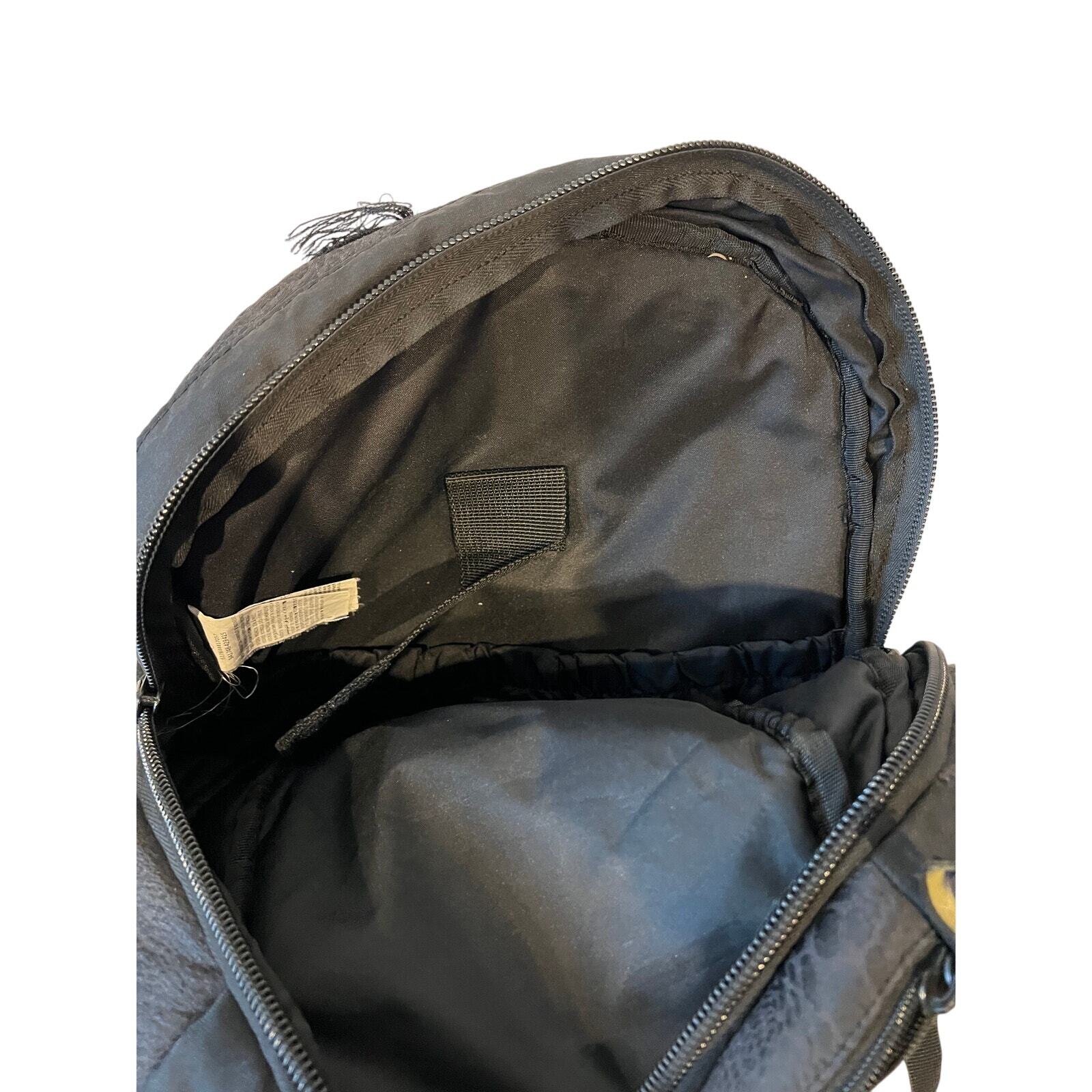 Nike Air Jordan Jumpman Black Black Leopard Print Backpack image 3