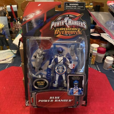 BLUE Power Rangers OPERATION OVERDRIVE Collection NEW 2006 Sealed