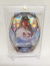 2019 Topps High Tek - PortraiTEK Autographs RONALD ACUNA JR /70 BRAVES #PT-RA 