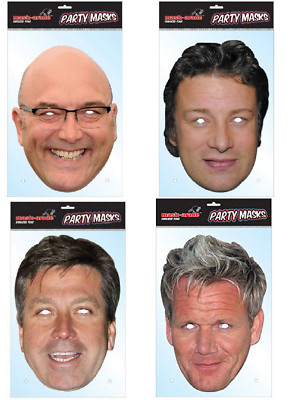 Meisterkoch Gesichtsmaske Gordon Ramsey Greg Wallace Jamie Oliver John Torode Party