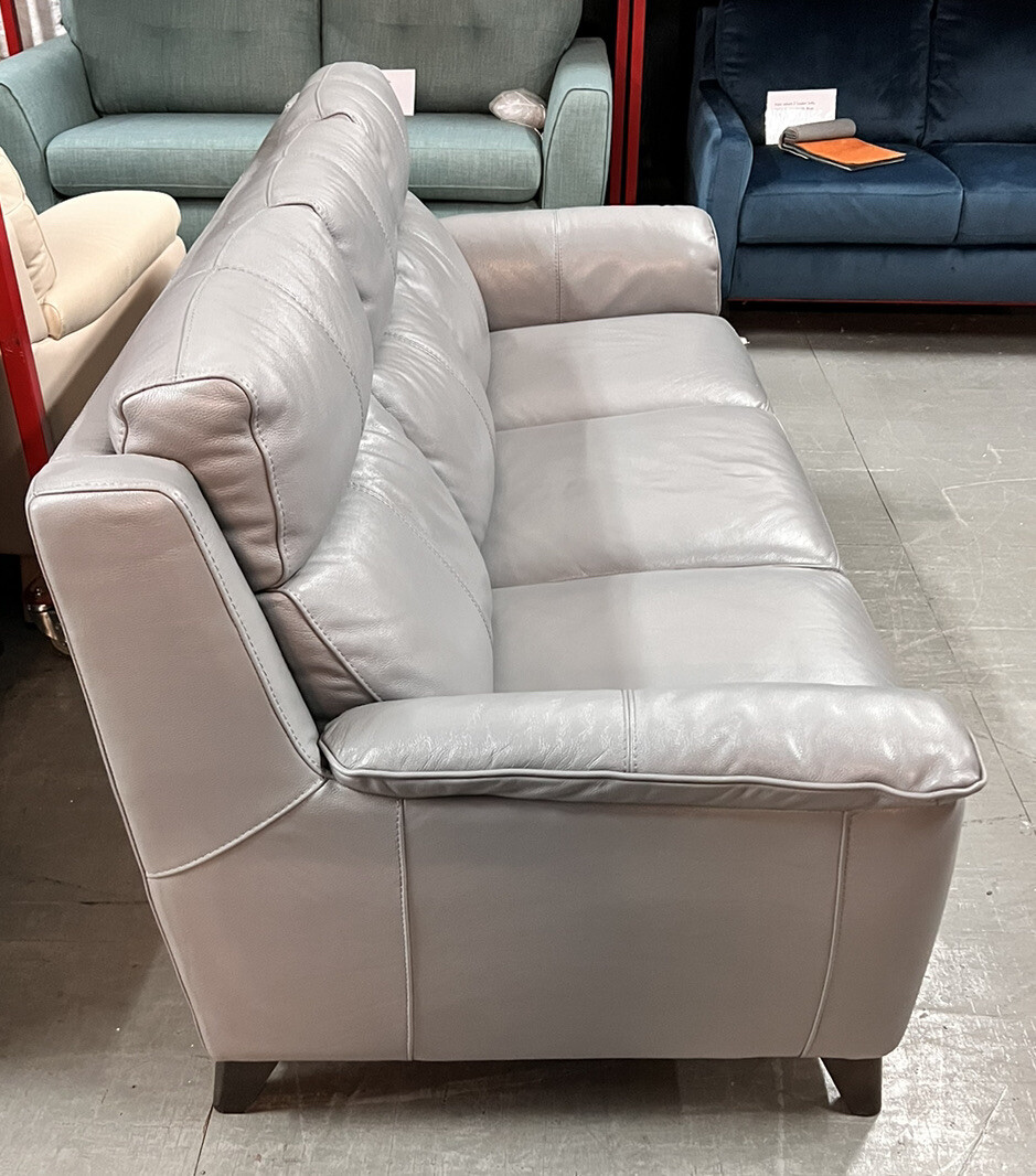 Grey Leather Sofa Furniture Village Baci Living Room