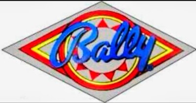 BALLY PINBALL MACHINE   COIN DOOR DECAL STICKER ARCADE