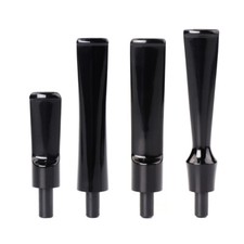 4pcs Pipe Stem Taper Mouthpiece Replacement For Tobacco Pipe 3mm Metal Filter