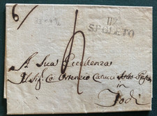 Pre-Phila cover from 117 Spoleto to Jodi 1811
