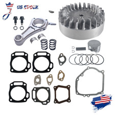 70mm Flat Top Piston Flywheel 3.328 Billet Rod For Honda GX160 GX200 6.5hp Clone