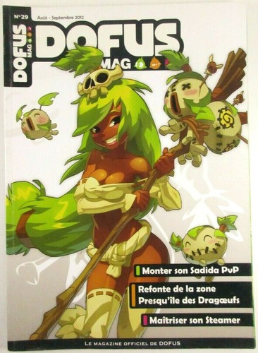 Dofus Mag Nr. 29 August September 2012 Ankama Dofus Arena Wakfu