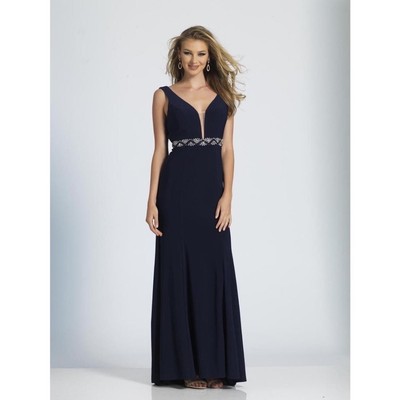 Navy Blue Prom Dress