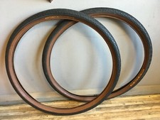 Vintage Pair 26'' Continental Top Touring 2000 tires Gum-wall Clincher 47x559 GC