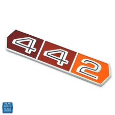 1966 Cutlass 442 Rear Quarter Panel 442 Emblem Replaces Gm 7602884 Each