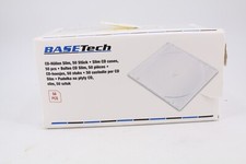 Basetech 50 sztuk CD Box 1 CD/DVD/Blu-Ray akrylan przezroczysty