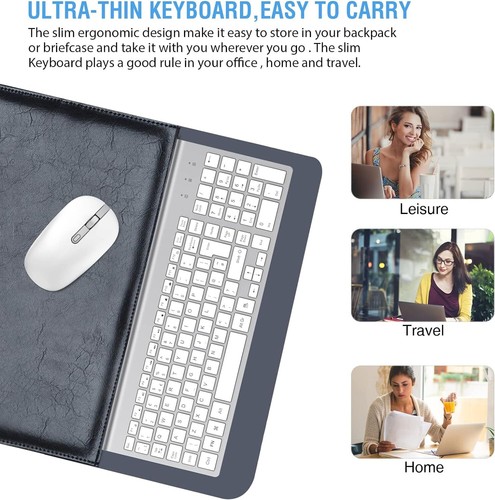 cimetech Wireless Keyboard and Mouse Combo Set 2.4GHz USB Receiver - BLACK - Picture 15 of 15