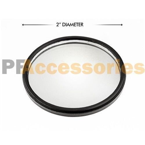 2 Pcs Universal 2" Wide Angle Convex Rear Side View Blind Spot Mirror for Car - Bild 3 von 3