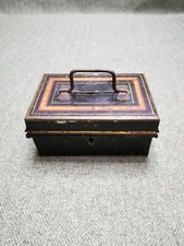 Vintage Metal Money Box  - No Key