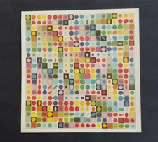 Victor Vasarely   Plate From Planetary Folklore Mounted off-set Lithograph 1973