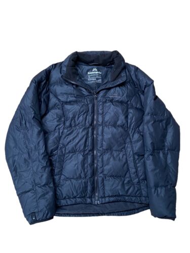 Kathmandu Women's 12 Puffer Jacket Duckdown 550 Black Collared Zip-Up Outerwear