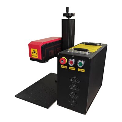 60W 200*200mm Fiber Laser Engraver Marking Machine Support 2mm Deep Carving
