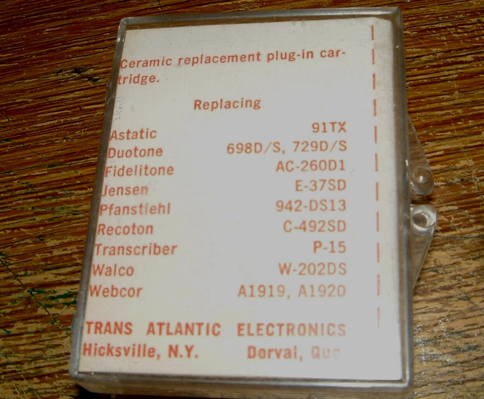 EV 76 POWER POINT Plug-in Phono Needle CARTRIDGE 91T for Webcor A1919, 942-SS13 - Image 3 of 4