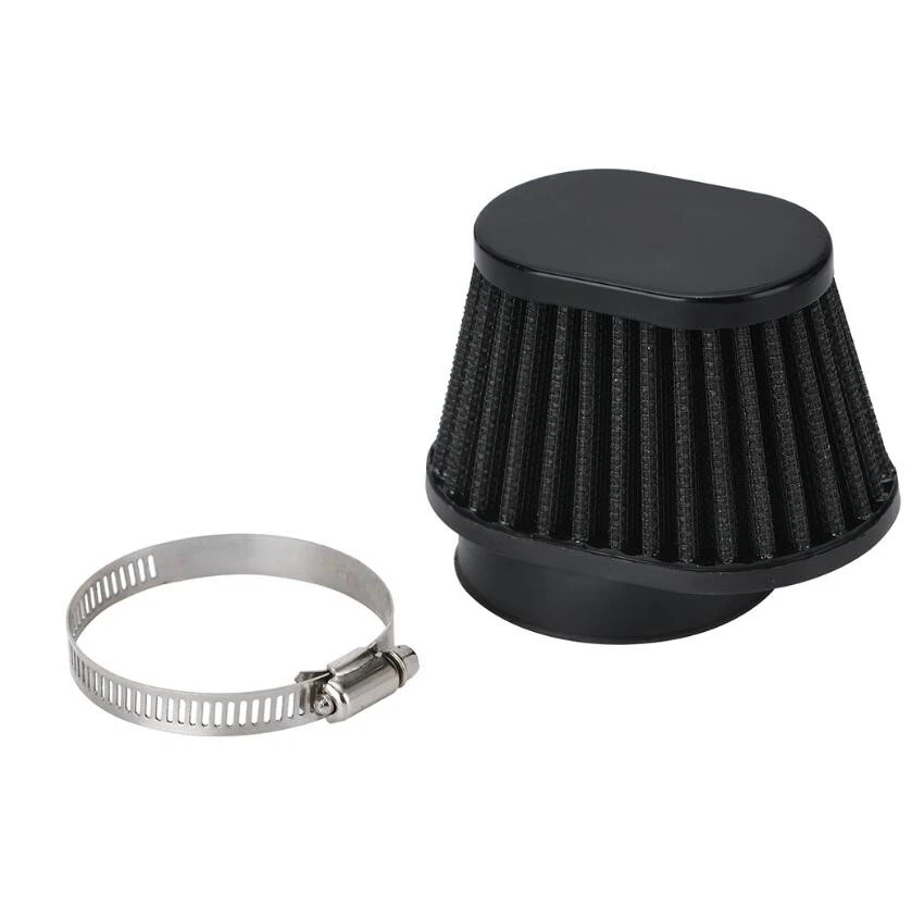 Air Filter Cleaner 2.15in Motorcycle Cold Air Intake High Flow Cone Filter 2PCS — 第 4/4 张图片