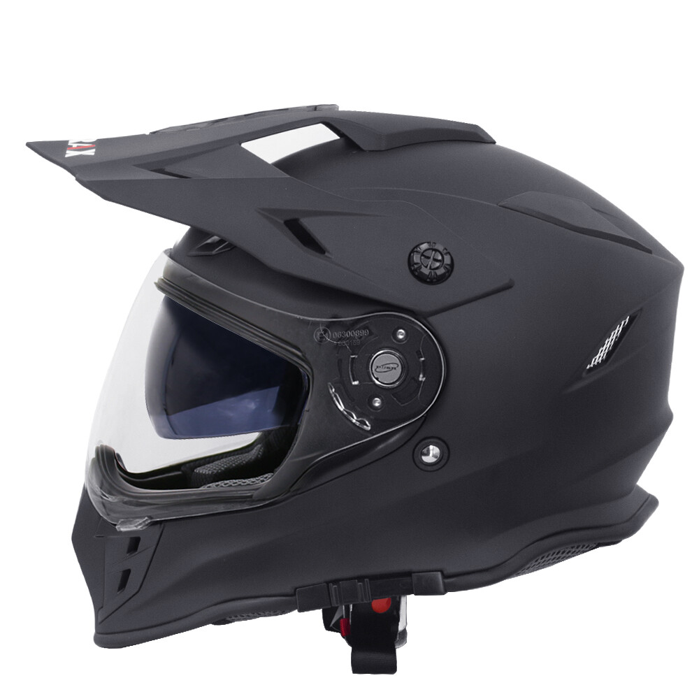 Zoraxmatt Black M 57 58cm Removable Double Visor Dual Sport | Desertcart