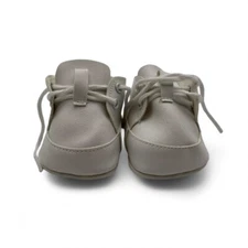 White Leather Baby Girl Shoes Infant Size 0-6 Months Vintage 80s