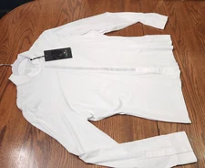Equiline, New, Esade long sleeve show shirt, white, 48/ XXL/ 12, MSRP $245
