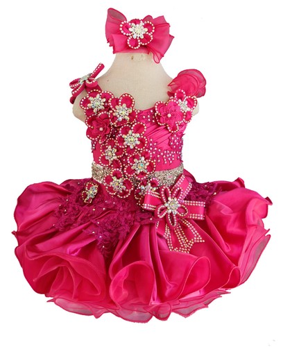Jenniferwu Baby Girl Dress Lace Pageant Party Wedding Tull Dress 12-18M - Picture 7 of 8