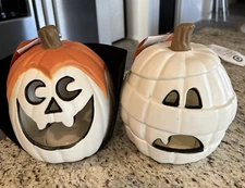 Hyde And Eek Boutique Lit Pumpkin Bat & Mummy Style Operated Indoor/Outdoor