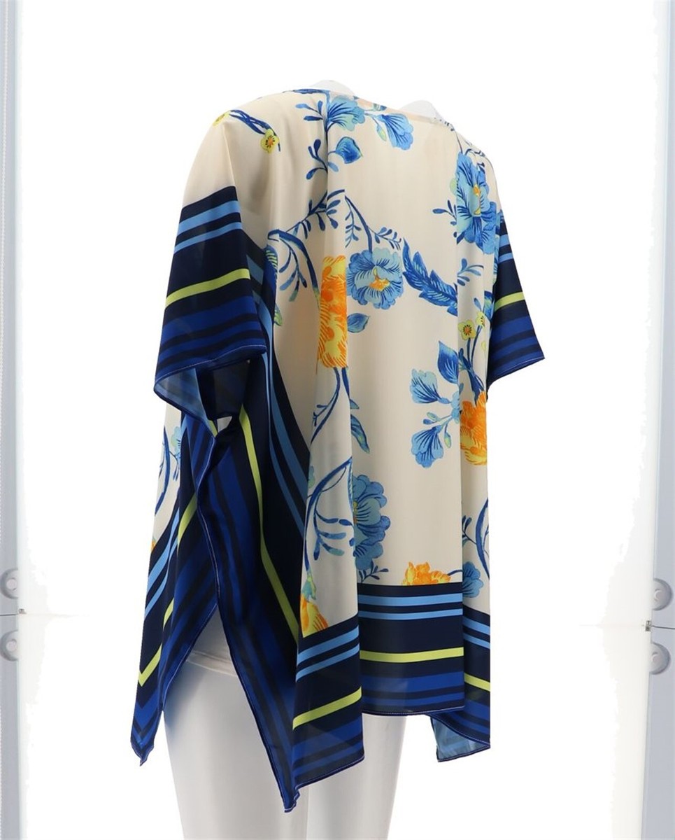 小物 herlipto twotone message scarf J Jason Wu Floral Chiffon Scarf Top Jersey Cami Bright Blue