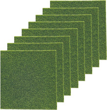 8 Pcs Fake Artificial Grass 15X15Cm/6X6 Inches Artificial Turf Squares Non-Woven
