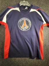 Vintage Paris Saint Germain 1970 PSG Logo Soccer Shirt Mens Medium Or Large Read