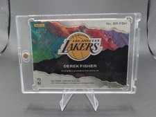 2023-24 Court Kings Derek Fisher Brush Strokes Auto /75 Los Angeles Lakers OA9