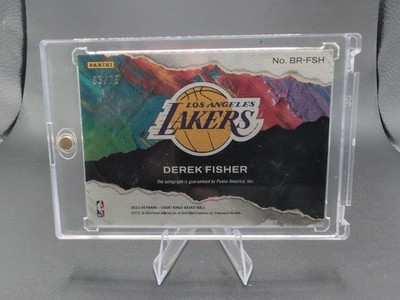 2023-24 Court Kings Derek Fisher Brush Strokes Auto /75 Los Angeles Lakers OA9