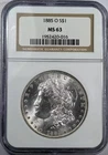 1885 O Morgan Silver Dollar NGC MS-63