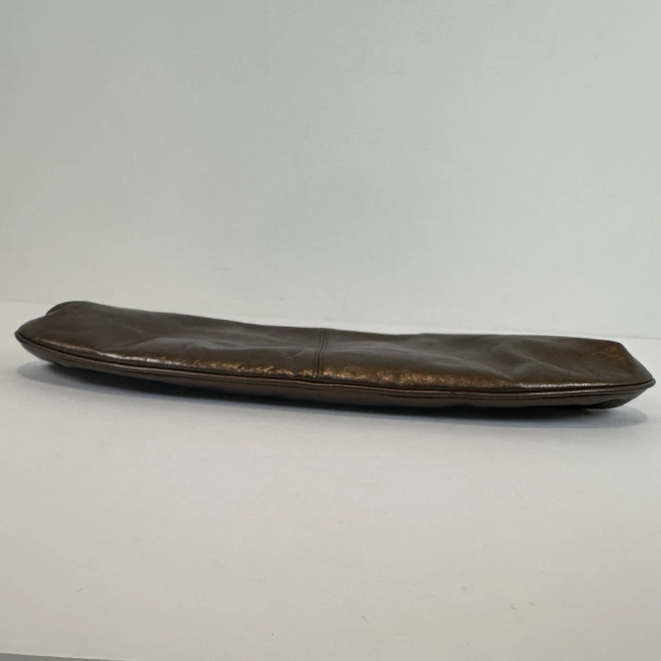 Bolso de Mano Hobo International De Colección Raro - Grande Cuero Bronce Metálico Foto 3 de 4