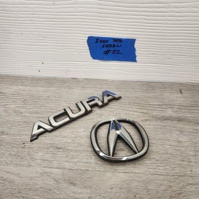 94 95 96 97 98 00 01 ACURA INTEGRA COUPE SEDAN CHROME REAR TRUNK EMBLEM OEM ST7