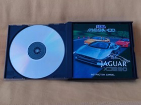 SEGA MEGA CD Jaguar XJ220 ⭐⭐⭐ EXCELLENT CONDITION WITH MANUAL RARE GAME ⭐⭐⭐