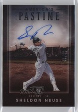 2020 Panini Chronicles America's Pastime Auto /99 Sheldon Neuse #22 Auto 0cv