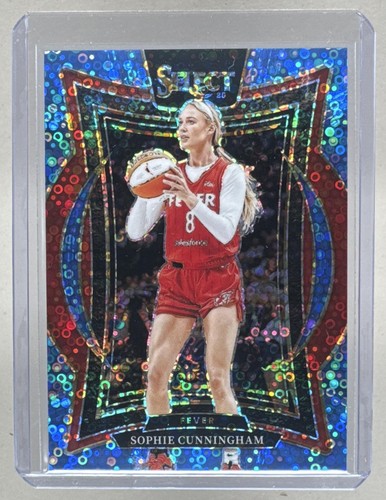 Sophie Cunningham 2025 Panini WNBA Select Light Blue Disco Prizm Concourse /125