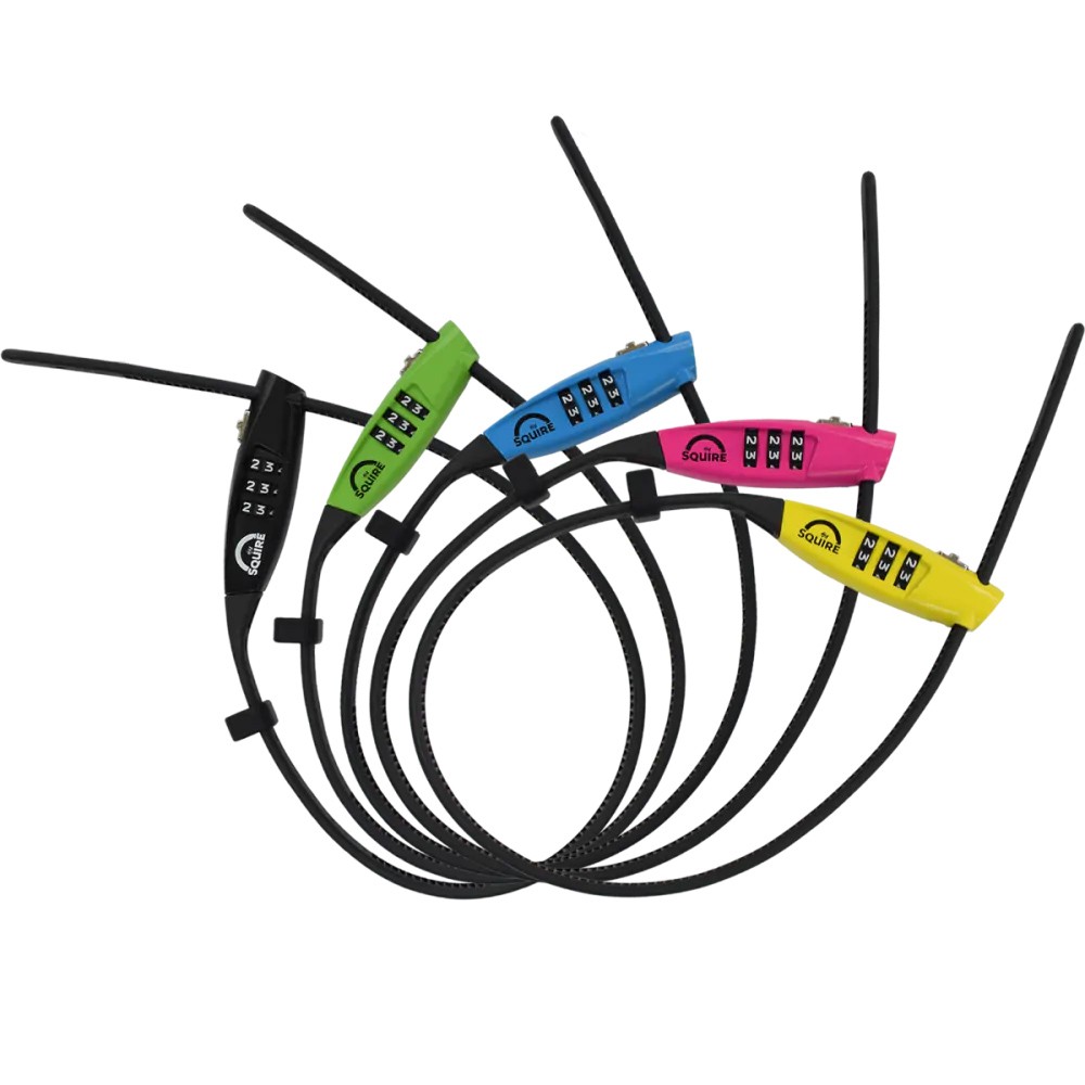 Кабельный замок Squire Straplok 10 - Кодируемая комбинация Нержавеющая сталь 5690₽