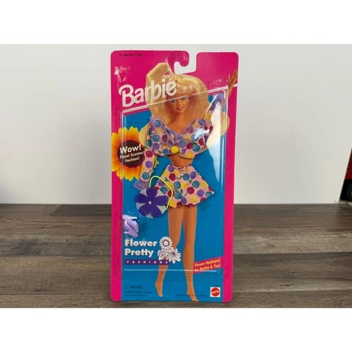 1996 Barbie Pretty Fashion Outfit Mattel Vintage Flower Dress NRFP