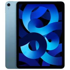 Apple iPad Air 5th Gen 256GB, Wi-Fi  5G Unlocked, 10.9in - Blue - Very Good